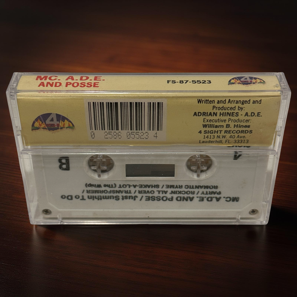 •MC. - A.D.E. AND POSSE - JUST SUMTHIN TO DO• ~1987 OG PRESSING~ (CASSETTE TAPE)