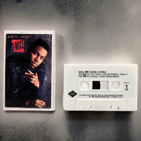 •D•NICE ~ CALL ME D-NICE• (1990 OG PRESSING) (CASSETTE TAPE) (2)