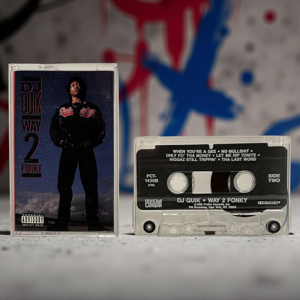 •DJ QUIK - WAY 2 FONKY• ~1992 OG PRESSING~ (CASSETTE TAPE)