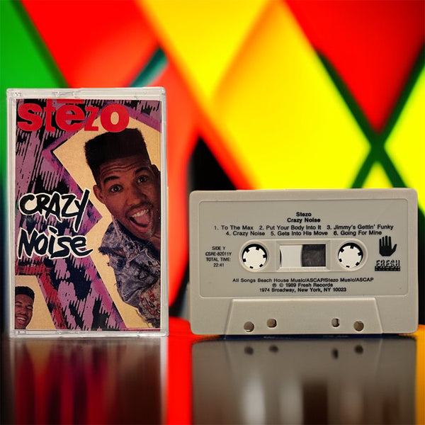 •STEZO ~ CRAZY NOISE• ~1989 OG PRESSING~ (CASSETTE TAPE) (1)