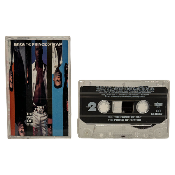 •B.G. THE PRINCE OF RAP - THE POWER OF RHYTHM• ~1991 OG PRESSING~ (CASSETTE TAPE)