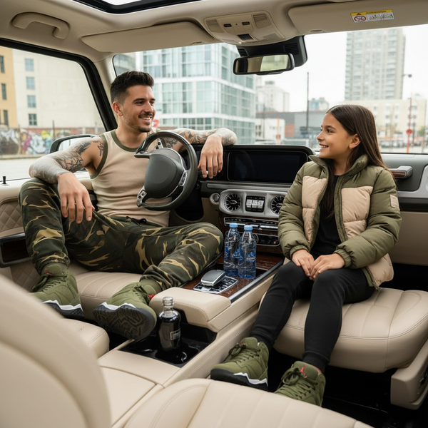 ^CHIEFIN’^ ~ADI-FEATHER~ (MILITARY CAMOUFLAGE) EMBROIDERED JOGGER SWEATPANTS