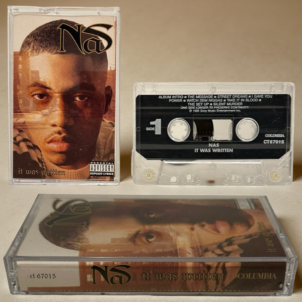 •NAS - IT WAS WITTEN• ~1996 OG CANADIAN PRESSING~ (CASSETTE TAPE)