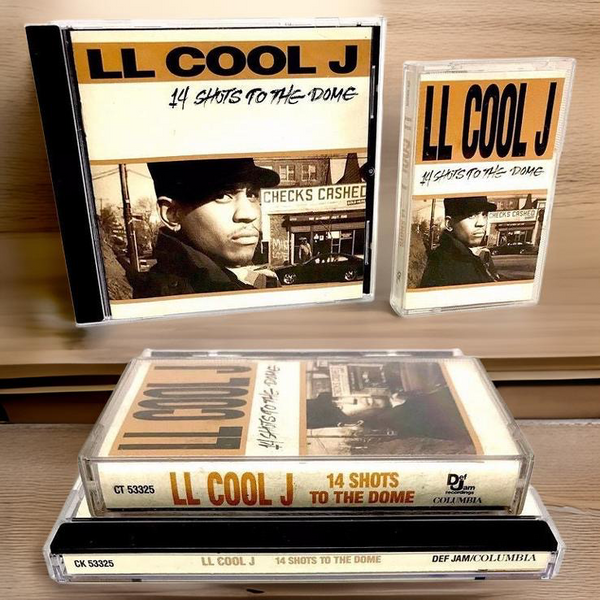 •LL COOL J - 14 SHOTS TO THE DOME• (1993) (CASSETTE & CD AVAILABLE) (ORIGINAL PRESSINGS)