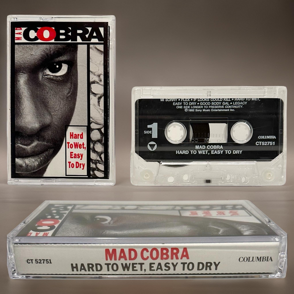 •MAD COBRA - HARD TO WET EASY TO DRY• ~1993 OG PRESSING~ (CASSETTE TAPE)