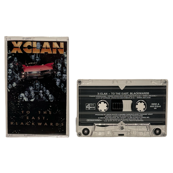 •X-CLAN - TO THE EAST, BLACKWARDS• ~1990 OG PRESSING~ (CASSETTE TAPE)