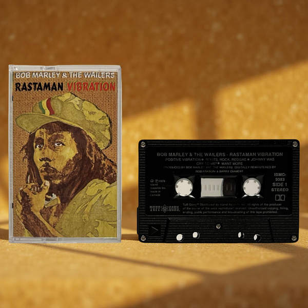 •BOB MARLEY & THE WAILERS - RASTAMAN VIBRATIONS• ~1976 REPRESS~ (CASSETTE TAPE)