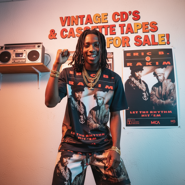 •ERIC B. & RAKIM - LET THE RHYTHM HIT EM’• ~1990 ORIGINAL PRESSING~ (SEALED) (CASSETTE TAPE)