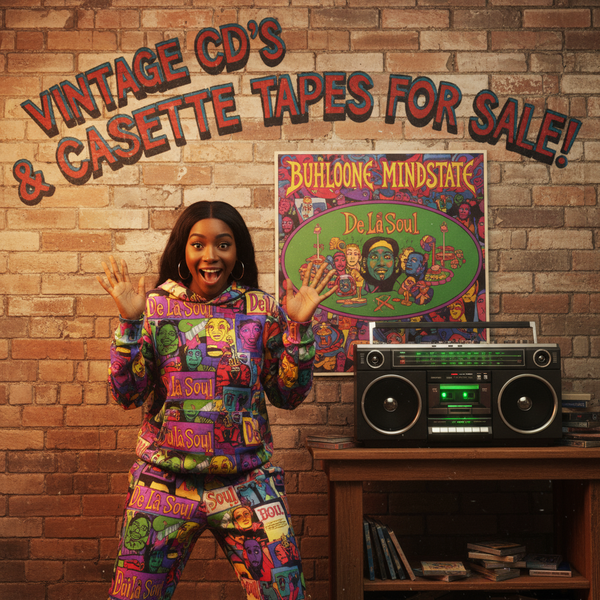 •DE LA SOUL - BUHLOONE MINDSTATE• ~1993 OG PRESSING~ (CASSETTE TAPE)