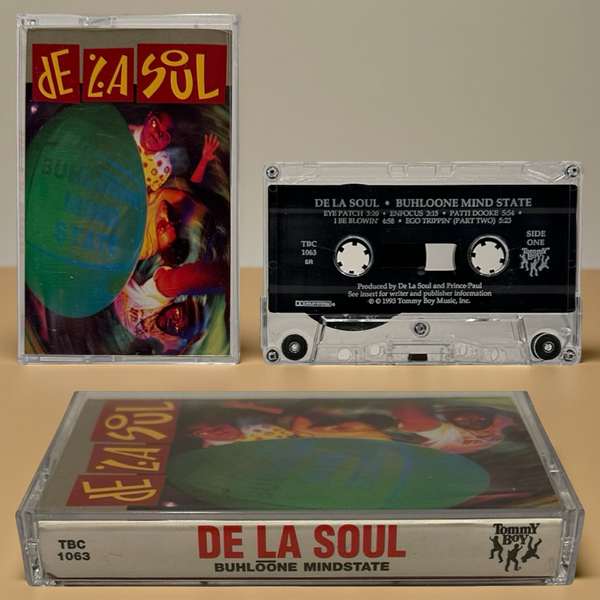 •DE LA SOUL - BUHLOONE MINDSTATE• ~1993 OG PRESSING~ (CASSETTE TAPE)