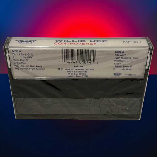 •WILLIE DEE - CONTROVERSY• ~1989 HTF OG PRESSING~ (MEGA RARE SEALED CASSETTE RAPE)