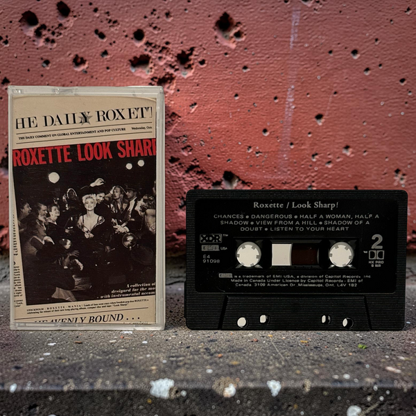 •ROXETTE ~ LOOK SHARP!• ~1988 OG CANADIAN PRESSINGS~ (CD & CASSETTE TAPE)