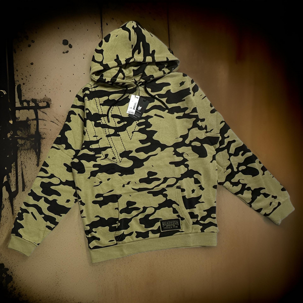 ^HEADRUSH^ (Camo) ~Chosen Few~ Pullover Hoodies (Embroidered Logo)