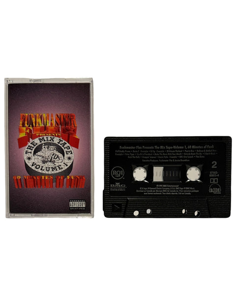 •FUNKMASTER FLEX PRESENTS - THE MIX TAPE VOLUME 1• ~1995 OG CANADIAN PRESSING~ (CASSETTE TAPE) (BLACK SHELL)