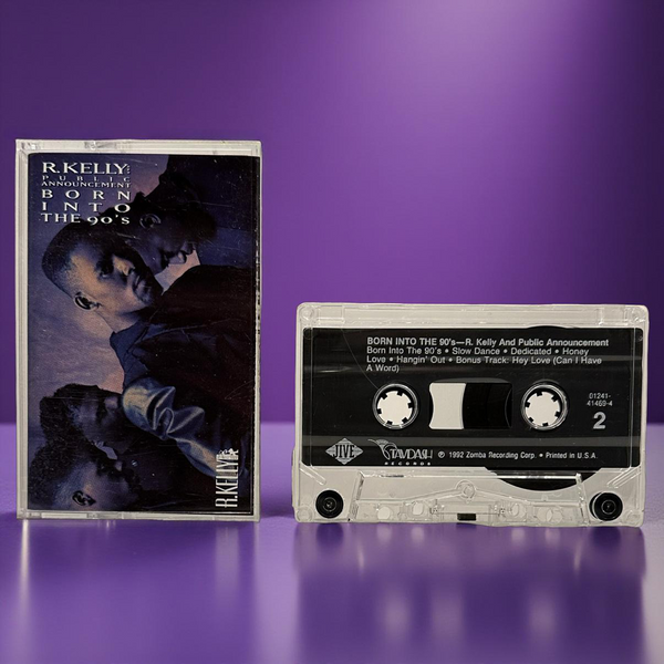 •R.KELLY AND PUBLIC ANNOUNCEMENT - BORN INTO THE 90’s• ~1992 OG PRESSING~ (CASSETTE TAPE)
