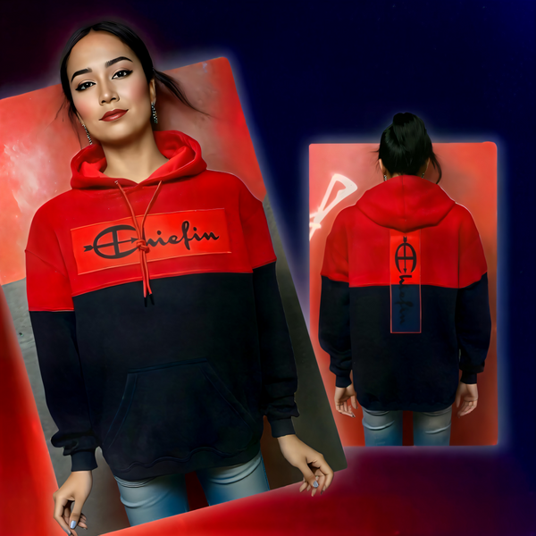 ^CHAMPION CHIEFIN’^ (RED-NAVY) PULLOVER HOODIES (UNISEX)