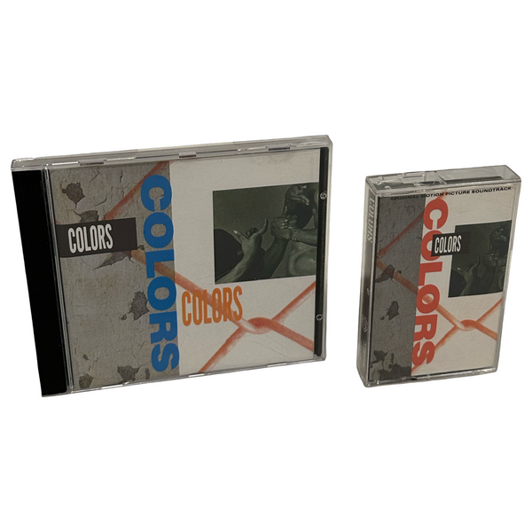 •COLORS - ORIGINAL MOTION PICTURE SOUNDTRACK• ~1988 OG CANADIAN PRESSING~ (CD & CASSETTE TAPE)