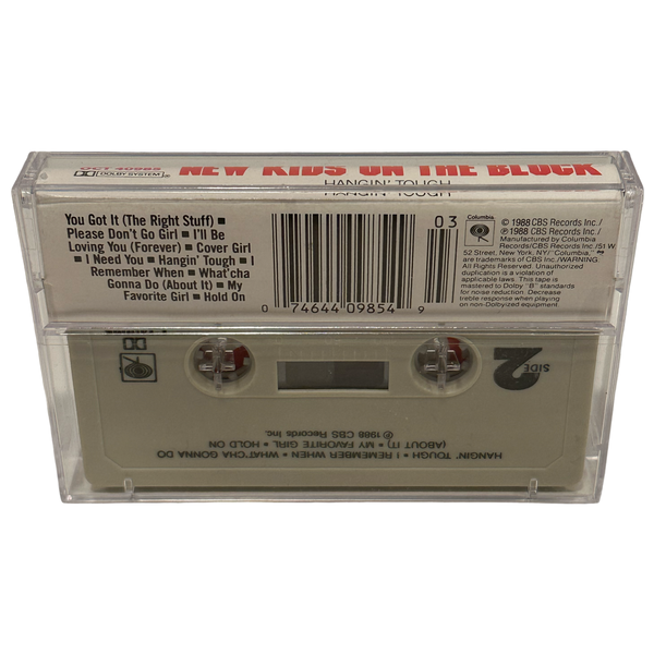 •NEW KIDS ON THE BLOCK - HANGIN’ TOUGH• ~1988 OG PRESSING~ (CASSETTE TAPE)