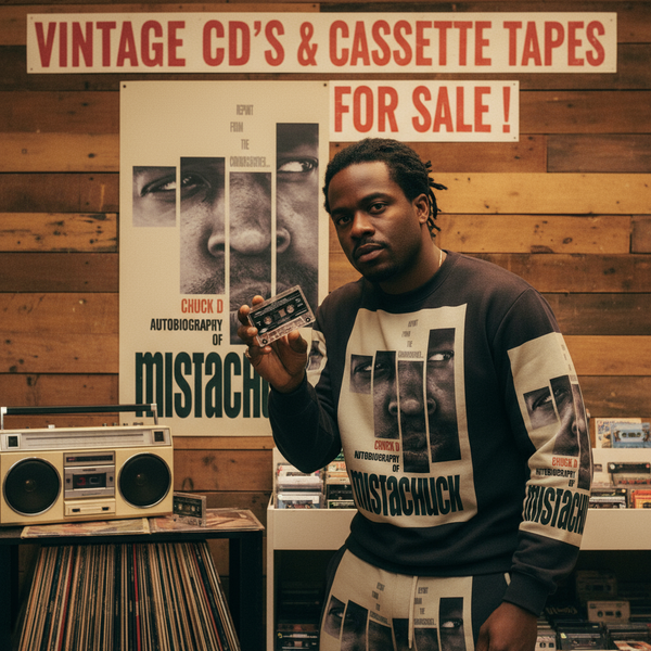 •CHUCK D ~ AUTOBIOGRAPHY OF MISTACHUCK• ~1996 OG PRESSING~ (CASSETTE TAPE)
