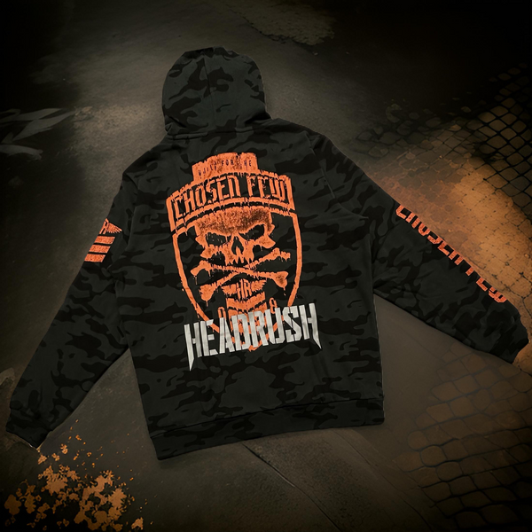 *HEADRUSH* (Dark Camo) ~The Chosen Few~ Zip Up Sweatsuits