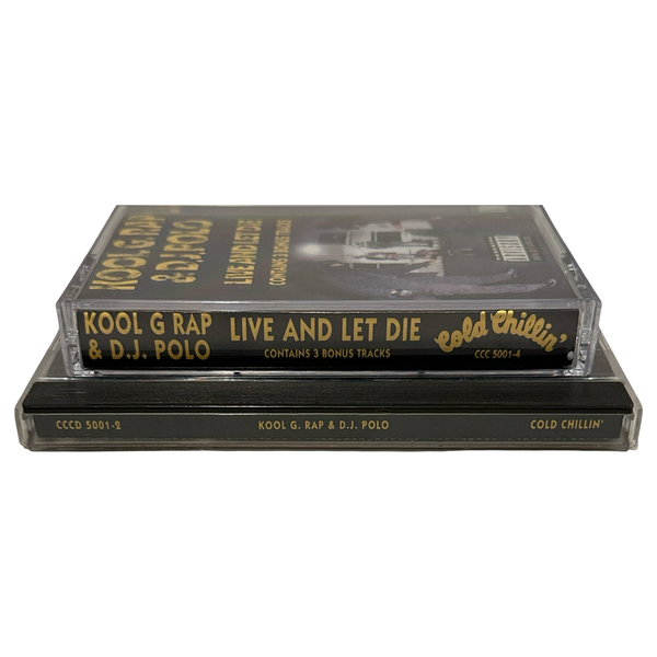 •KOOL G RAP & D.J. POLO - LIVE AND LET DIE• ~1992 OG PRESSINGS~ (CD & CASSETTE TAPE)