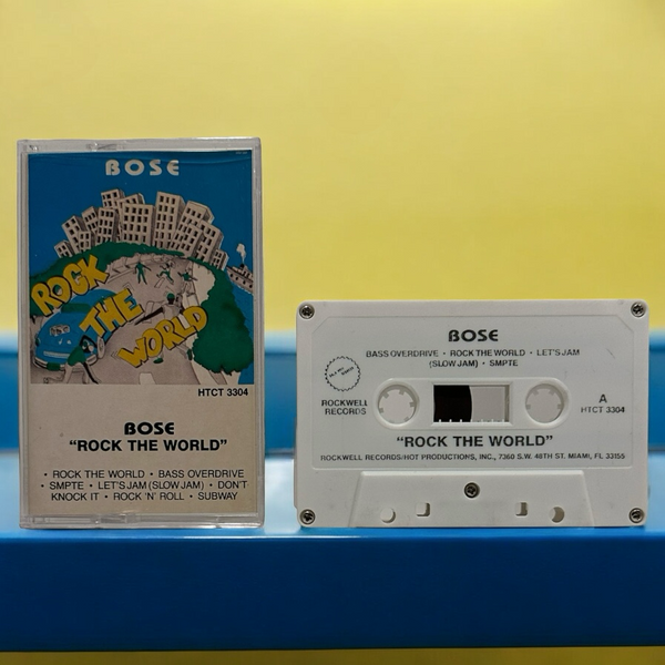 •BOSE - ROCK THE WORLD• ~1987 OG PRESSING~ (CASSETTE TAPE)