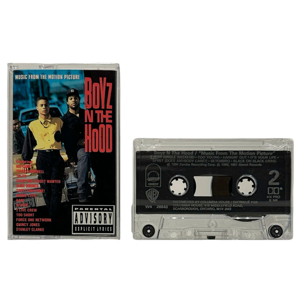 •BOYZ N THE HOOD - MUSIC FROM THE MOTION PICTURE• ~1991 OG CANADIAN PRESSING~ (CASSETTE TAPE)