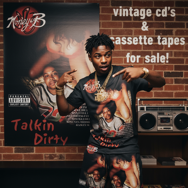 •MONEY B ~ “TALKIN’ DIRTY”• ~2000 OG PRESSING~ (CASSETTE TAPE)