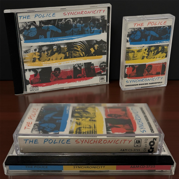 •THE POLICE - SYNCHRONICITY• ~1983 OG CANADIAN REPRESSINGS~ (CD & CASSETTE TAPE)