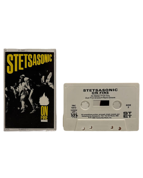 •STETSASONIC - ON FIRE• ~1986 OG PRESSING~ (CASSETTE TAPE)