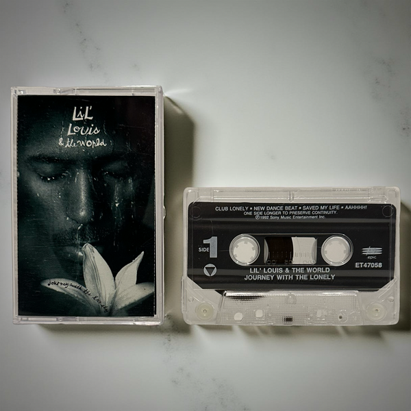 •LIL’ LOUIS & THE WORLD ~JOURNEY WITH THE LONELY• ~1992 OG PRESSING~ (CASSETTE TAPE)