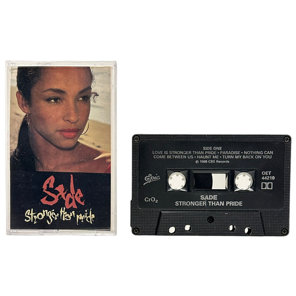 •SADE - STRONGER THAN PRIDE• ~1988 OG CANADIAN PRESSING~ (CASSETTE TAPE) (BLACK SHELL)
