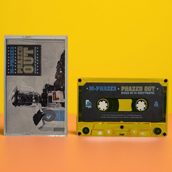 •M-PHAZES - PHAZED OUT• ~2015 LIMITED EDITION OG PRESSING~ (YELLOW SHELL) (CASSETTE TAPE)