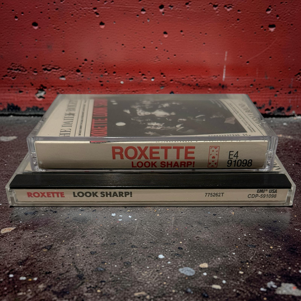 •ROXETTE ~ LOOK SHARP!• ~1988 OG CANADIAN PRESSINGS~ (CD & CASSETTE TAPE)