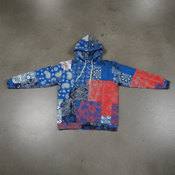 *BANDANNA PRINT* (LIGHTWEIGHT) PULLOVER HOODIES