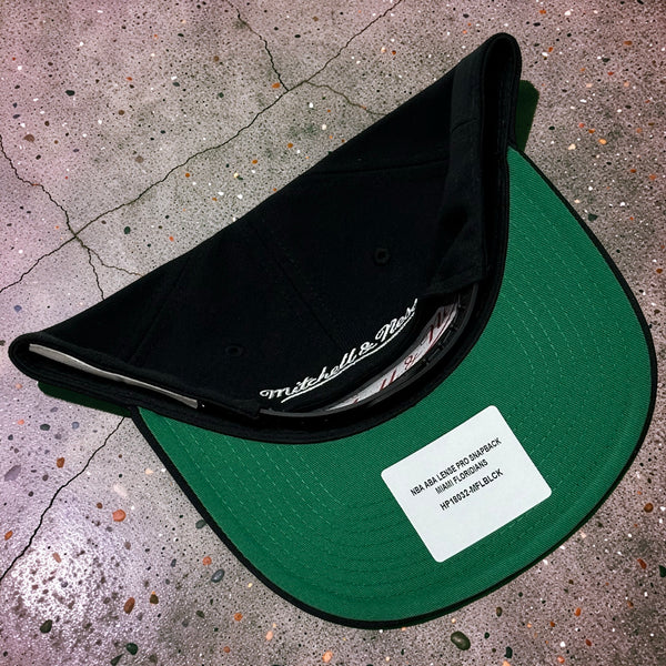 *MIAMI FLORIDIANS* Snapback Hats by Michell and Ness (Pro Pinch Fit)
