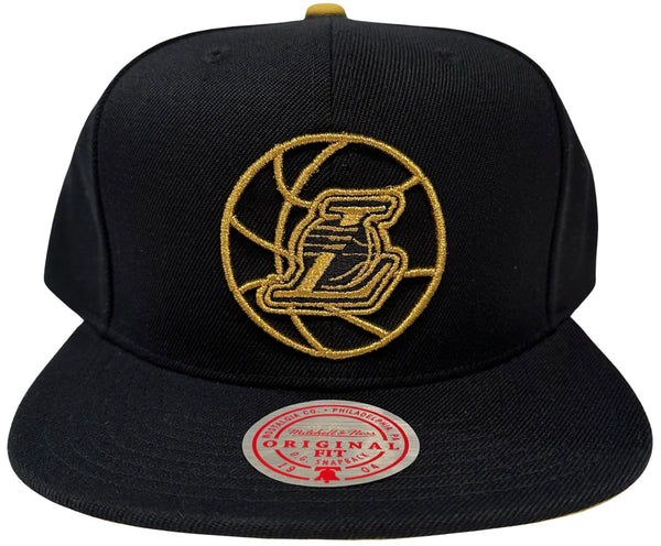 *Los Angeles Lakers* snapback hats by Mitchell & Ness