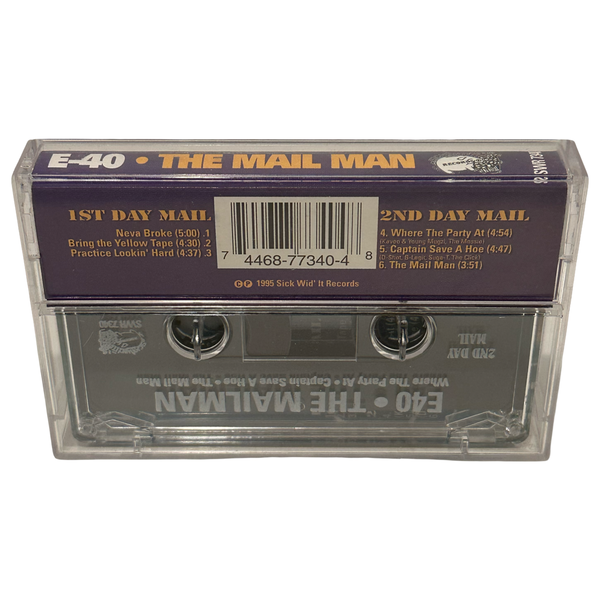 •E-40 - THE MAIL MAN EP• ~1995 OG REPRESSING~ (CASSETTE TAPE)