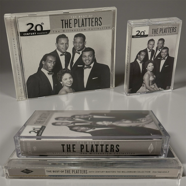 •THE PLATTERS - THE BEST OF• ~1999 MILLENNIUM COLLECTION~ (CD & CASSETTE TAPE)