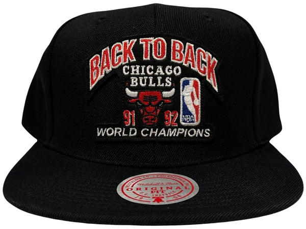 *Chicago Bulls* ~1992 World Champions~ snapback hat by Mitchell & Ness