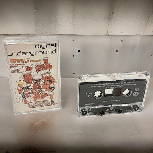 •DIGITAL UNDERGROUND ~ THIS IS AN EP RELEASE• (1991 OG PRESSING) (CASSETTE TAPE) (3)