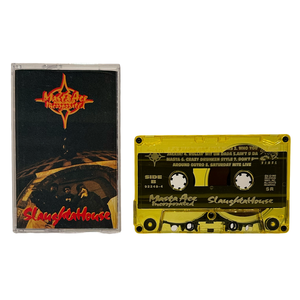 •MASTA ACE INCORPORATED - SLAUGHTERHOUSE• ~1993 OG PRESSING~ (CASSETTE TAPE) (YELLOW SHELL)