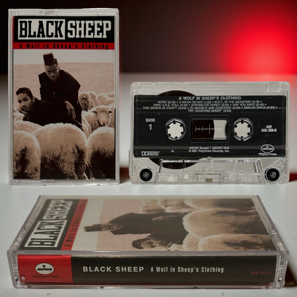 •BLACK SHEEP - A WOLF IN SHEEP’S CLOTHING• ~1991 OG PRESSING~ (CASSETTE TAPE)