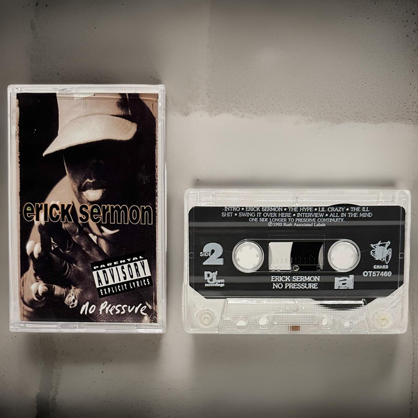•ERICK SERMON - NO PRESSURE• ~1993 OG PRESSING~ (CASSETTE TAPE) (2)