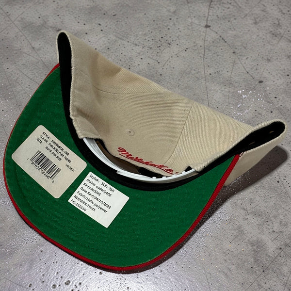 *PHILADELPHIA 76ERS* Snapback hat by Mitchell & Ness (Youth Size Sample)