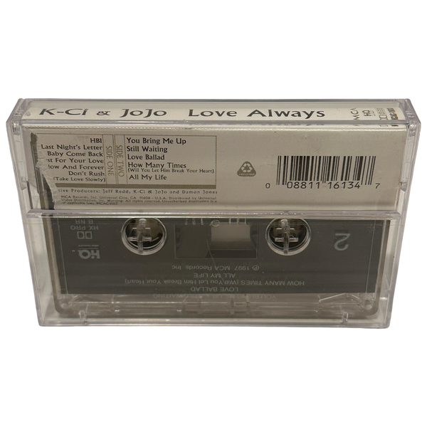 •K-CI & JOJO - LOVE ALWAYS• ~1997 OG PRESSINGS~ (CASSETTE TAPE)