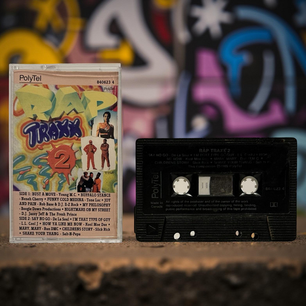 •RAP TRAXX - 2• ~1989 OG CANADIAN PRESSING~ (CASSETTE TAPE) (BLACK SHELL)