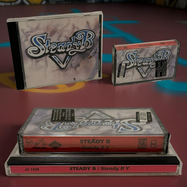 •STEADY B - STEADY B V• ~1991 OG PRESSINGS~ (CD & CASSETTE TAPE)