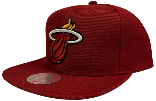 *Miami Heat* snapback hats by Mitchell & Ness