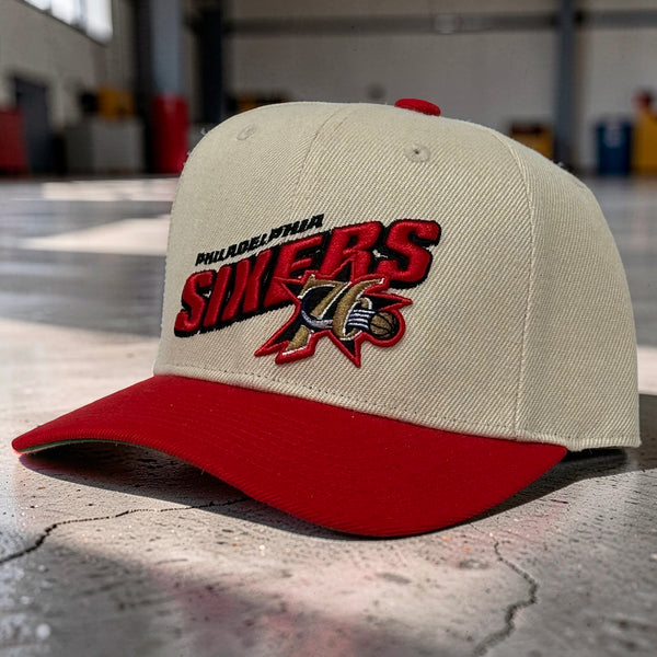 *PHILADELPHIA 76ERS* Snapback hat by Mitchell & Ness (Youth Sized)